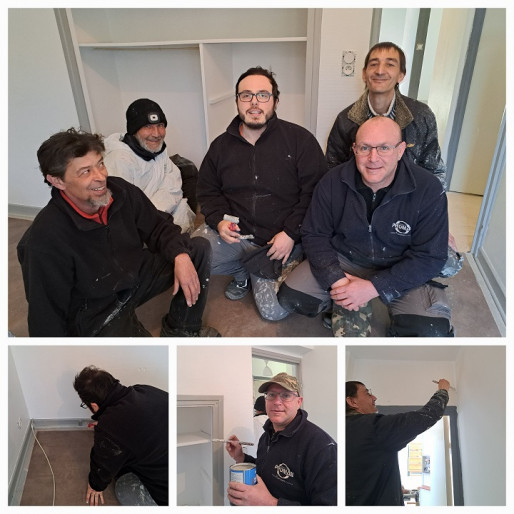 Paroles d'ouvriers polyvalent second œuvre bâtiment du chantier d'insertion d'ACTEM.