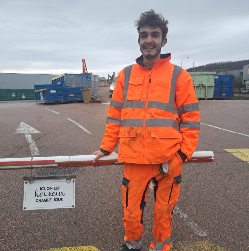 Flavien –  agent de déchetterie :