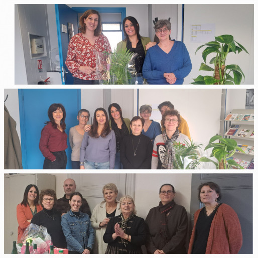 Au revoir Sabine et Nadine, Bonjour Céline Planus et Mélanie :